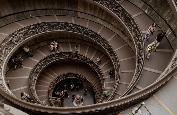 Escalier en colimaçon au Musée du Vatican Images De Stock Libres De Droits