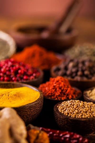 Colorful Asian theme with spices — Stock Photo, Image