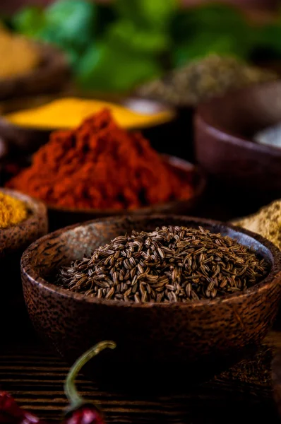 Colorful spices, oriental theme — Stock Photo, Image