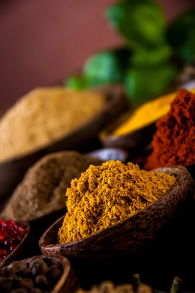 Colorful spices, oriental theme — Stock Photo, Image