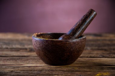 Geleneksel baharat ile sıcak Asya Mutfağı