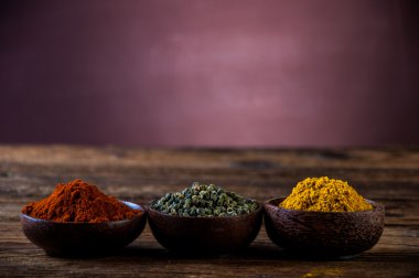 Baharat ile Asya sıcak Tema