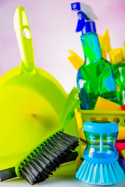 Washing, cleaning on light background — Stock Photo, Image