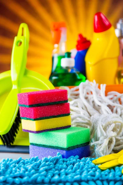 Saturated concept of cleaning — Stock Photo, Image