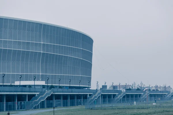 Стадион Вроцлав, фон холодного тона — стоковое фото