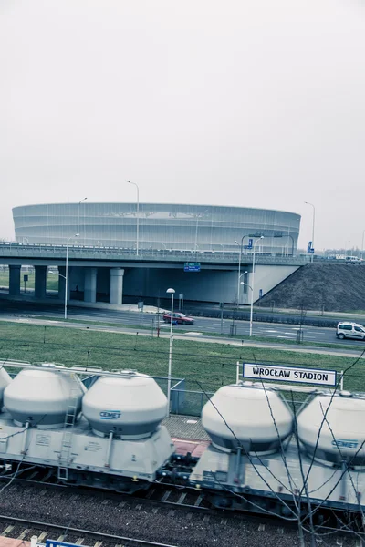 경기장, Wroclaw 폴란드 현대 건축 — 스톡 사진