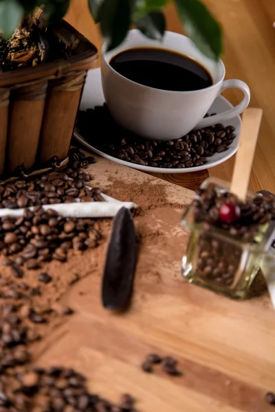 Natürliche traditionelle Kaffee, zu Hause Ambiente Thema — Stockfoto