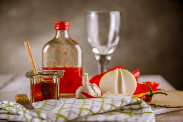 Dinner in home, natural food concept — Stock Photo, Image