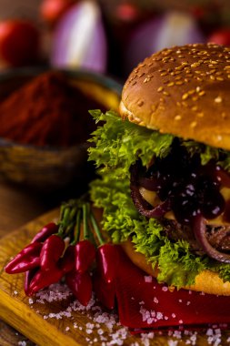 Lezzetli hamburger, Amerikan geleneksel mutfağı