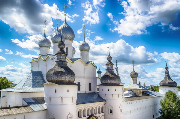 Rostov Kremlin Yaroslavl oblast Russia gold ring — Stock Photo, Image