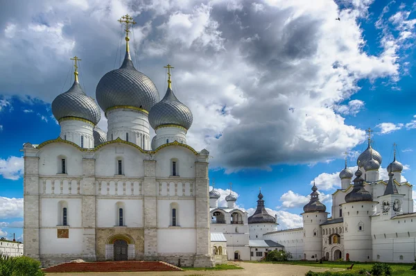 Rostovská Kreml Jaroslavl oblast Rusko zlatý prsten — Stock fotografie