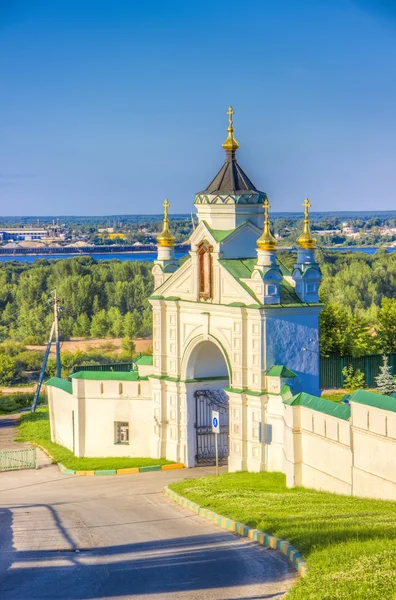 Rusia Monasterio de ascensión Pechersky en Nizhny Novgorod —  Fotos de Stock