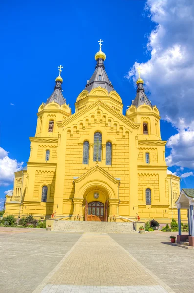 Alexander nevsky kathedrale nizhny novgorod region russland — Stockfoto