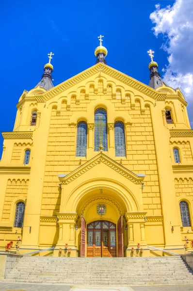 Katedrála Alexandra Něvského Nižněnovgorodské oblasti Ruska — Stock fotografie