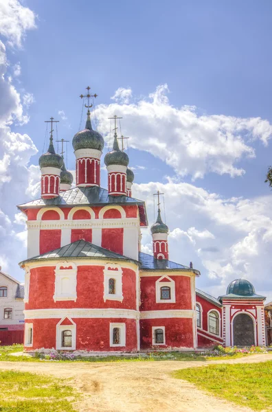 Богоявленский женский монастырь Федоровская церковь Углич — стоковое фото
