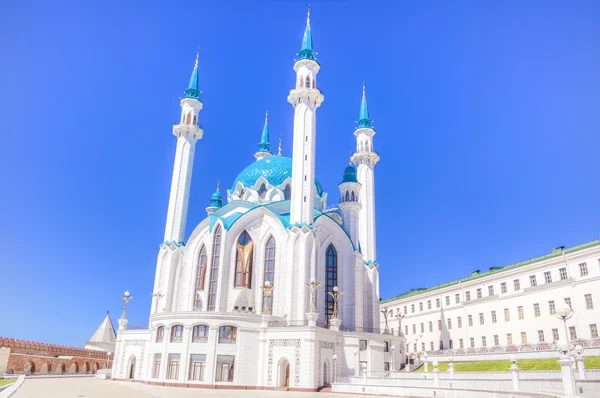 Kazan Ryssland moskén kul-sharif — Stockfoto