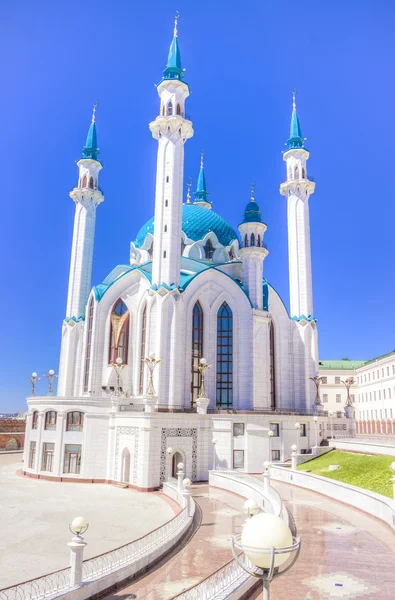 Kazan Ryssland moskén kul-sharif — Stockfoto