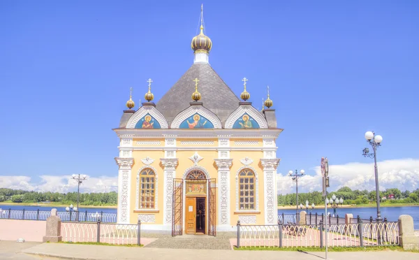 Oroszország chapel st. nicholas wonderworker rybinsk — Stock Fotó