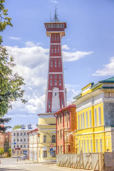 Fire tower rybinsk, Rusko — Stock fotografie