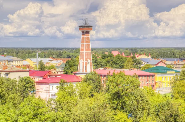 Torre de bomberos Rybinsk Rusia — Foto de Stock