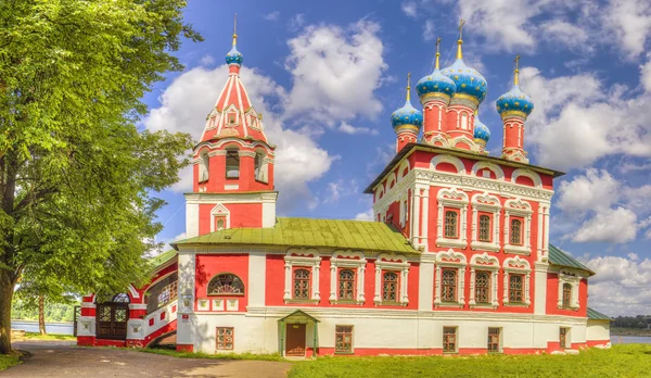 Kościół carewicz Rosji Dmitrij krwi uglich — Zdjęcie stockowe