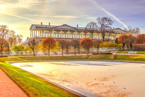Palacio de Tsarskoye Selo Parque Catalina Imagen de stock