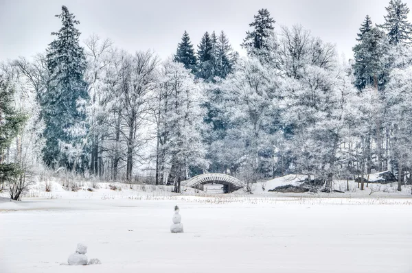 Mon repos Park Vyborg Russia — Stock Photo, Image