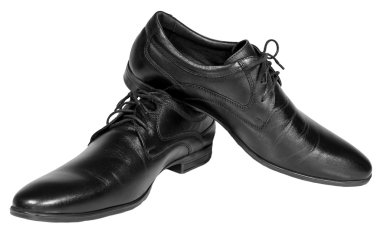 Ayakkabı erkek klasik deri bağcıklı siyah