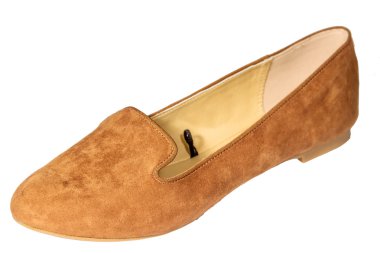 Bale ayakkabıları izole beyaz arka plan daireler