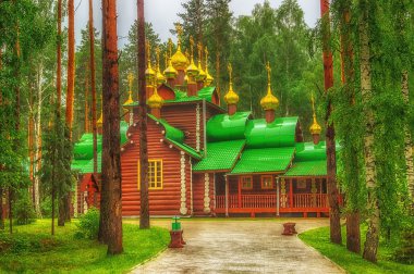 Manastırın Kutsal Royal Şehitler yolu Ganina Yama Ekaterinburg Rus