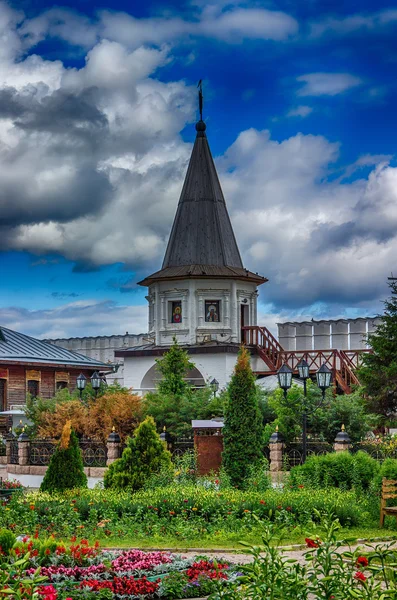 Monasterio de la Santísima Trinidad en Tyumen Rusia Imagen de archivo