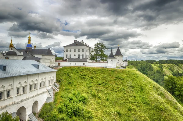 Gökyüzü Rusya Sibirya Asya tehditkar Tobolsk Kremlin panorama