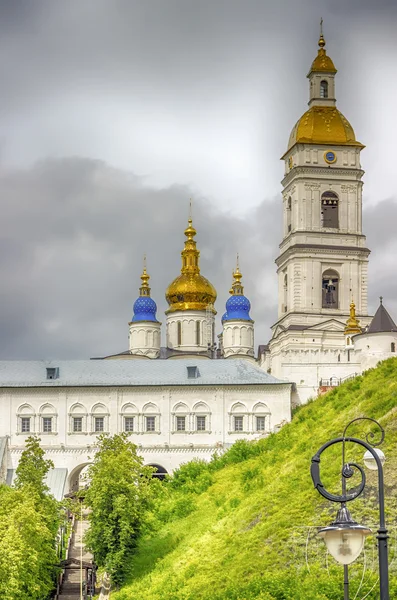 Kreml Tobolsk groźny niebo panorama — Zdjęcie stockowe