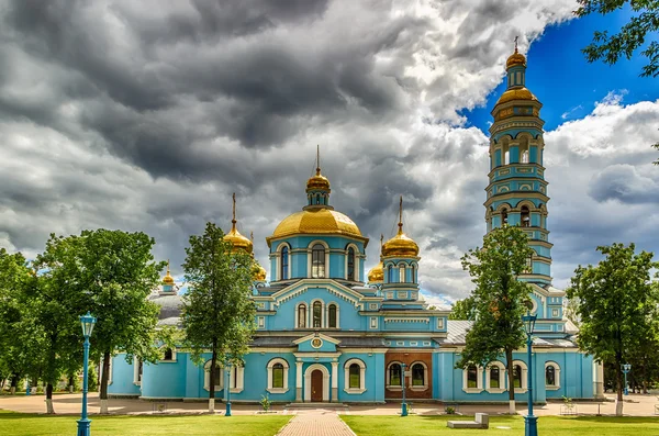 Ufa Kościół Narodzenia Błogosławiona Dziewica Rosja Siberia — Zdjęcie stockowe