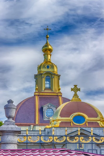 Kopule Peter a Paul katedrála v St Petersburg — Stock fotografie