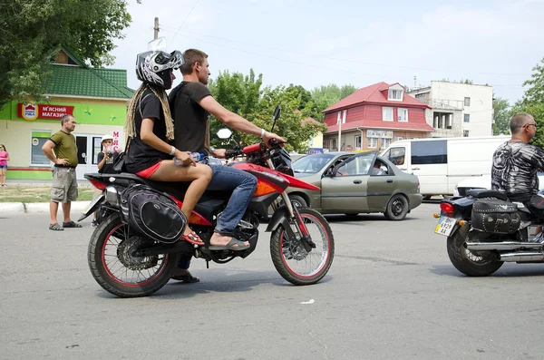 Ver moto bicicleta. — Foto de Stock