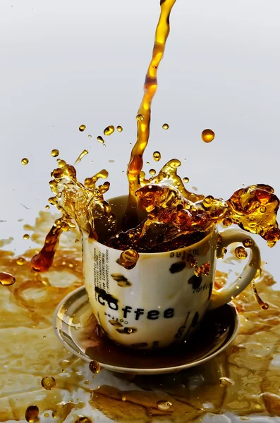 Pouring coffee. — Stock Photo, Image