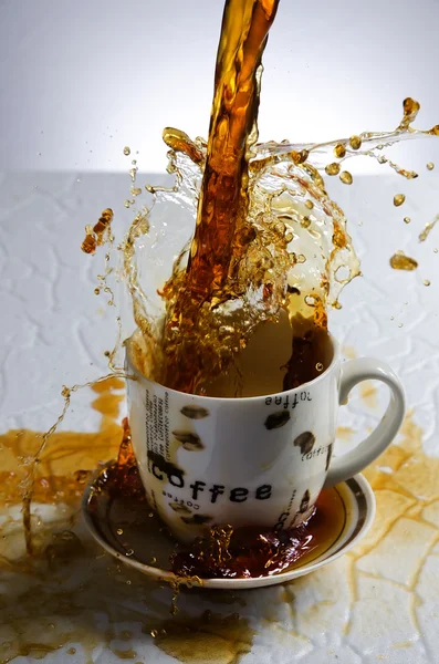 Pouring coffee. — Stock Photo, Image