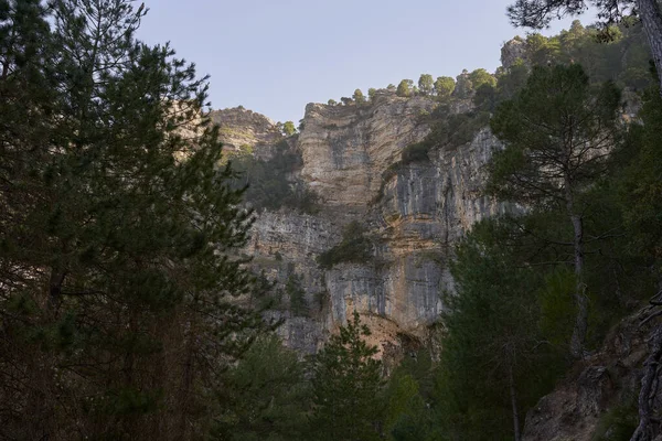 Birth of the Mundo River located in the natural park of Los Calares del Mundo and La Sima near Ripar Spain