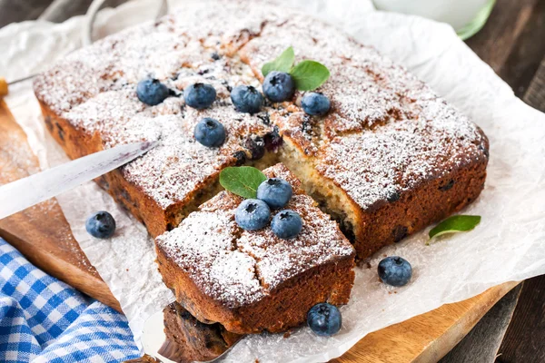 Házi áfonya torta — Stock Fotó