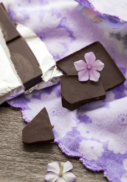 Chocolate on the table — Stock Photo, Image