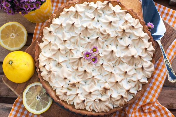 Tarte au citron meringue — Photo