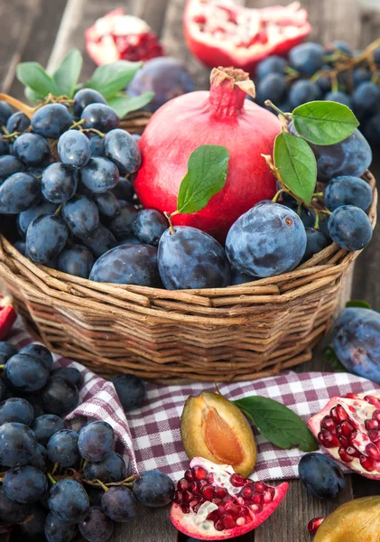 Frutas frescas de otoño — Foto de Stock