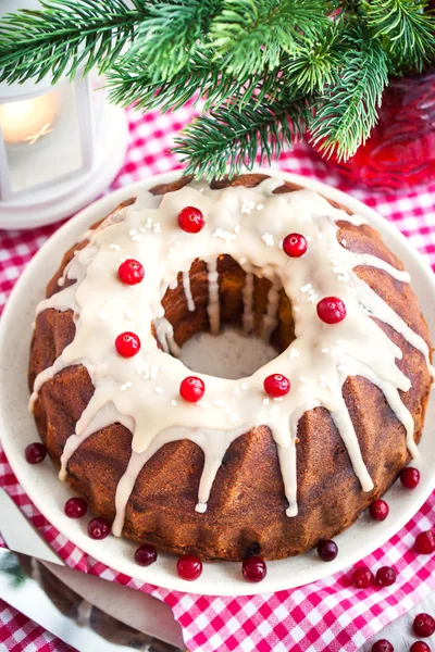 Holiday bundt cake — Stockfoto