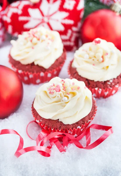 Red Velvet Cupcakes — Stockfoto