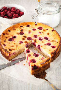 Ev yapımı kiraz creamcheese pasta