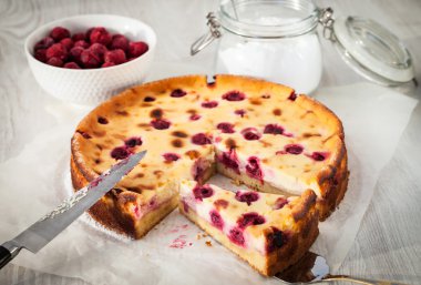 Ev yapımı kiraz creamcheese pasta