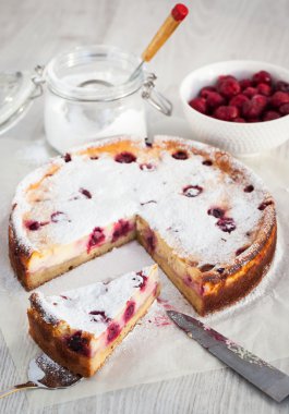 Ev yapımı kiraz creamcheese pasta