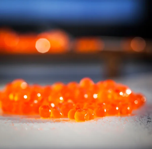 Red caviar close up — Stock Photo, Image