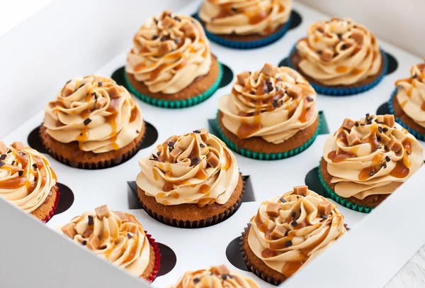 Coffret cupcakes caramel — Photo